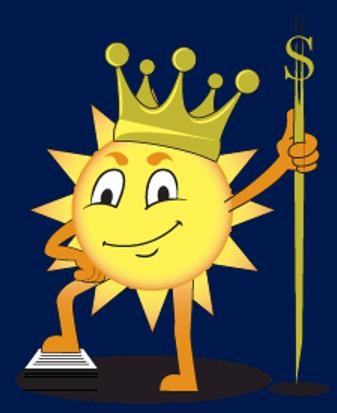 Sun Crown Billing mascot